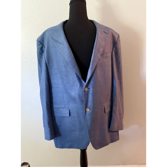 Austin Reed Blue Blazer Jacket Two Button Closure Men's Sport Coat VTG. Exc Cond - Picture 1 of 11